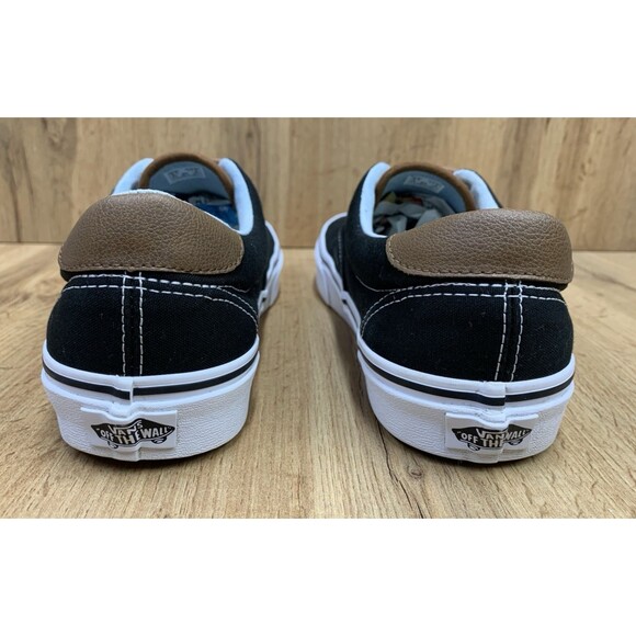 Vans Era Black Brown Canvas Lace Up Sneakers Men’s Size 9.5 Casual Shoes main image 8